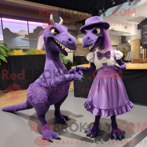 Postava maskota Purple...