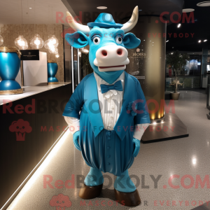 Maskotkarakter av en Blue...