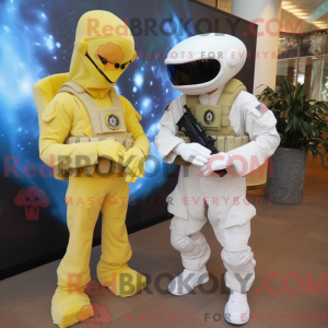 Maskottchen eines Yellow...