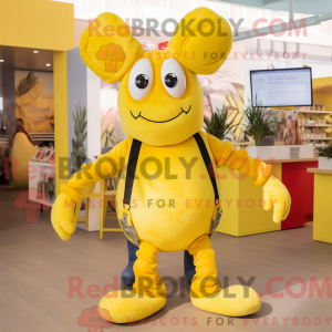 Mascottefiguur van een...