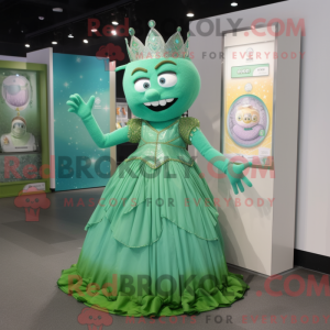 Mascot character of a Green...