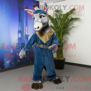 Mascot character of a Navy...