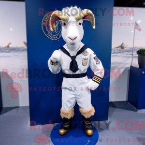 Mascot character of a Navy...