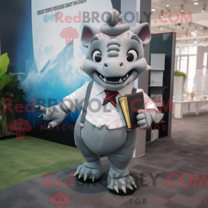 Maskottchen eines grauen...