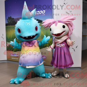 Maskottchen eines Axolotls...