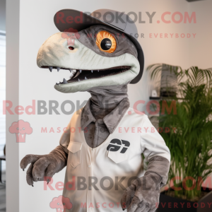 Mascot character of a Gray...