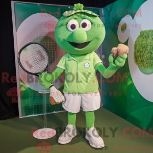 Mascot character of a Green...