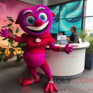 Maskot karakter af en...