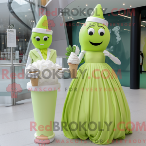 Mascot character of a Lime...