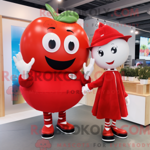 Mascot character of a Red...