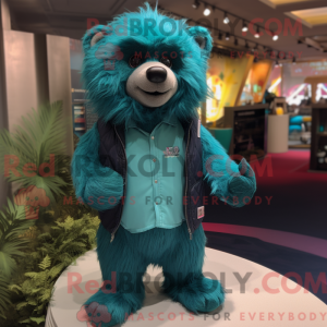 Mascottefiguur van een...