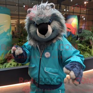 Mascottefiguur van een...