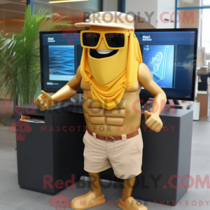 Mascot character of a Gold...