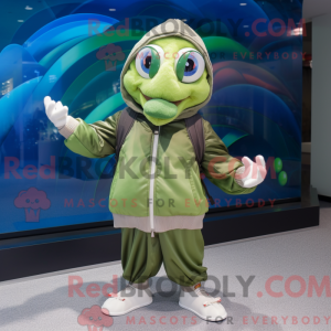 Mascot character of a Olive...