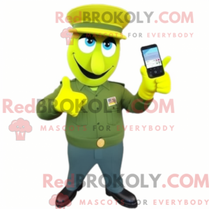 Mascot character of a Lemon...