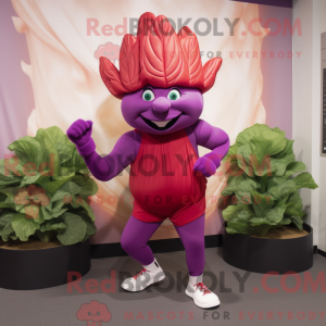 Mascot character of a Red...