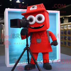Mascot character of a Red...