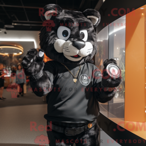 Mascot character of a Black...