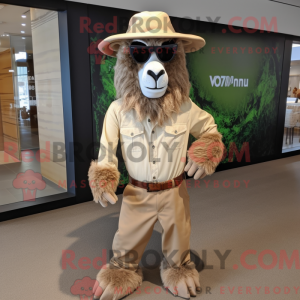 Maskottchen einer Tan Boer...
