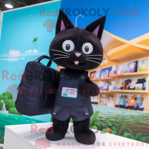 Mascot character of a Black...