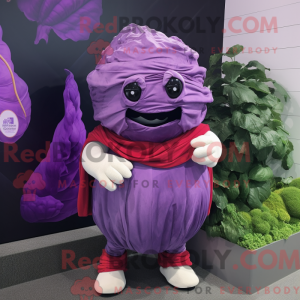 Maskot karaktär av en lilla...