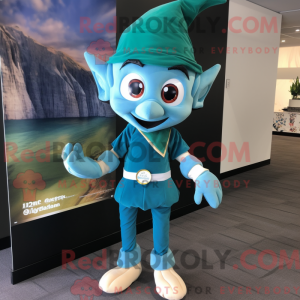 Postava maskota Teal Elfa...