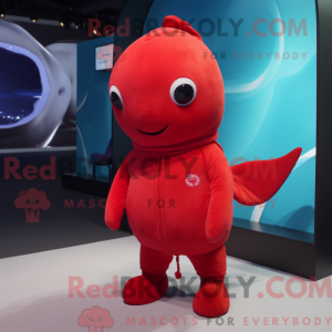 Mascot character of a Red...