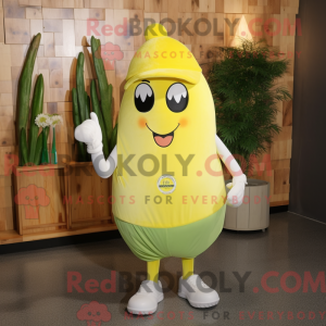 Mascot character of a Lemon...