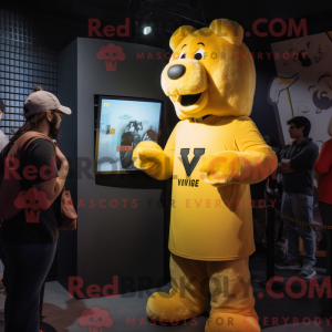 Mascot karakter van een...