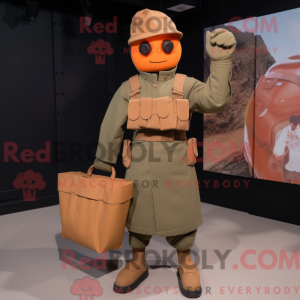 Maskottchen eines Soldaten...