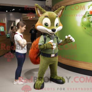 Maskot karakter av en Olive...