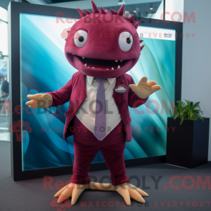 Maskot-karakter af en...