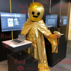 Mascot character of a Gold...