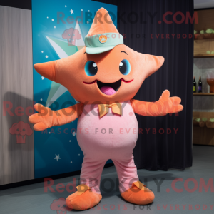 Mascot character of a Peach...
