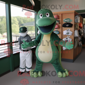 Mascot character of a Green...