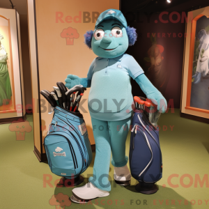 Mascot character of a Golf...