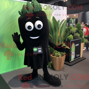 Mascot character of a Black...