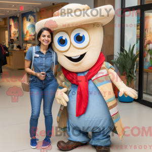 Maskot karakter af en Tan...
