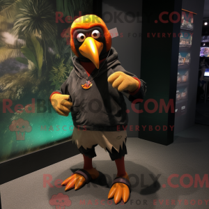Mascot character of a Rust...