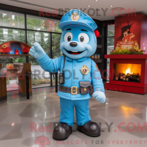 Mascot karakter van een...