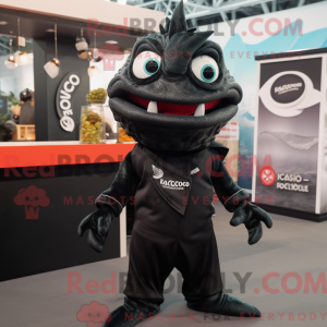 Mascot character of a Black...