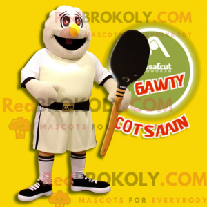 Mascot character of a Cream...