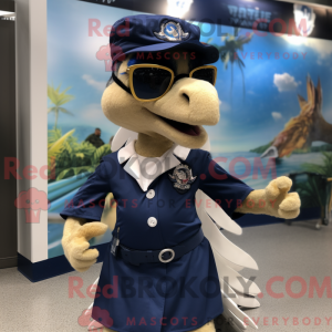 Maskotkarakter af en Navy...