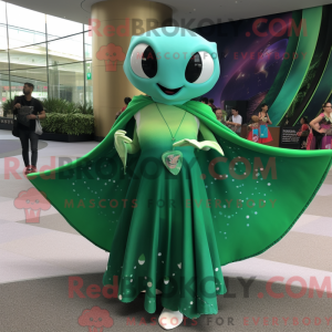 Mascot character of a Green...