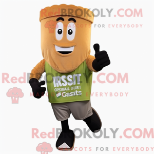 Mascot character of a Rust...