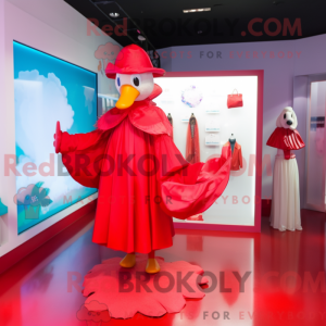 Mascot character of a Red...