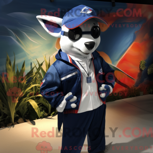 Maskottchen eines Navy...