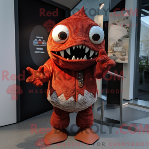 Mascot character of a Rust...