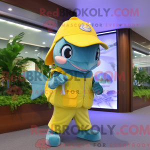 Mascot character of a Lemon...