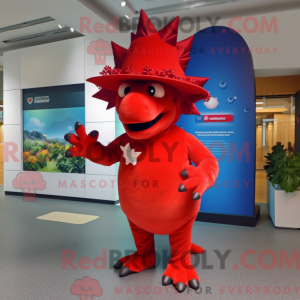 Mascot karakter van een...
